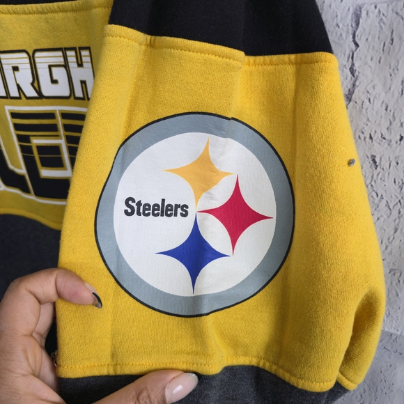 Pittsburgh Steelers Hands High Black and Yellow Hoodie 4XL - Picture 7 of 15